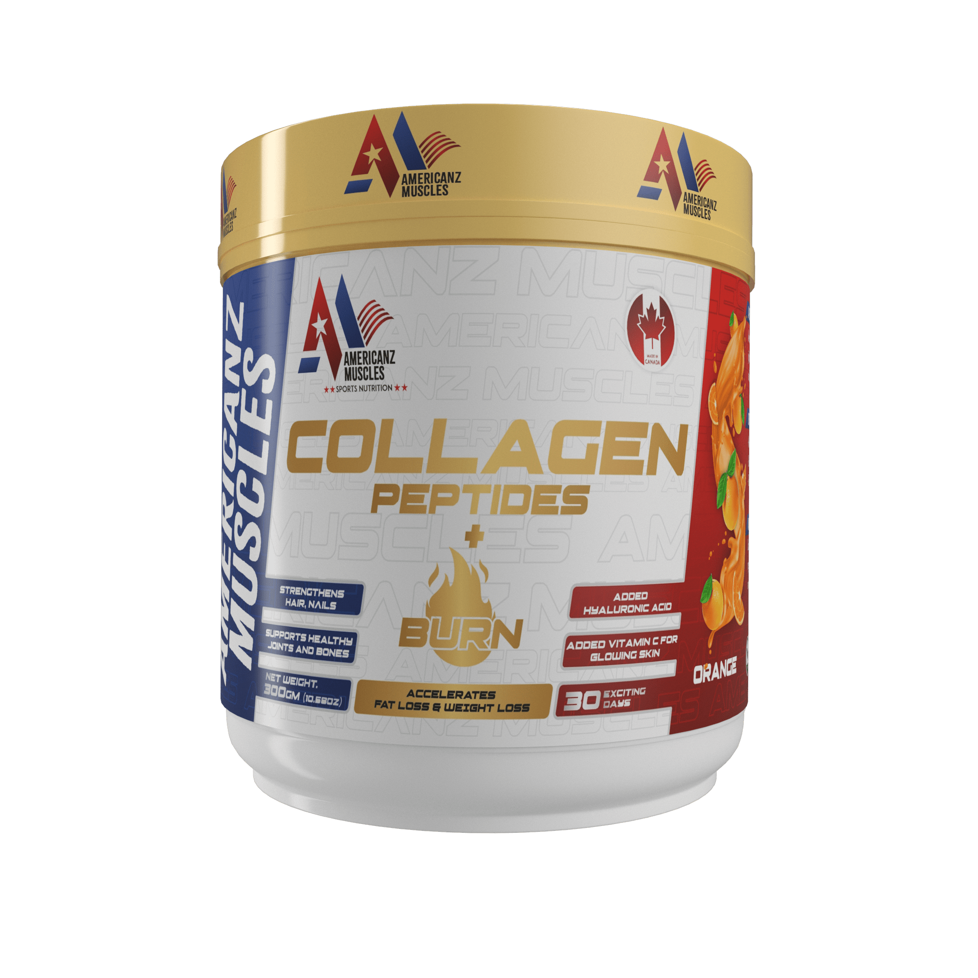 COLLAGEN PEPTIDES + BURN ORANGE