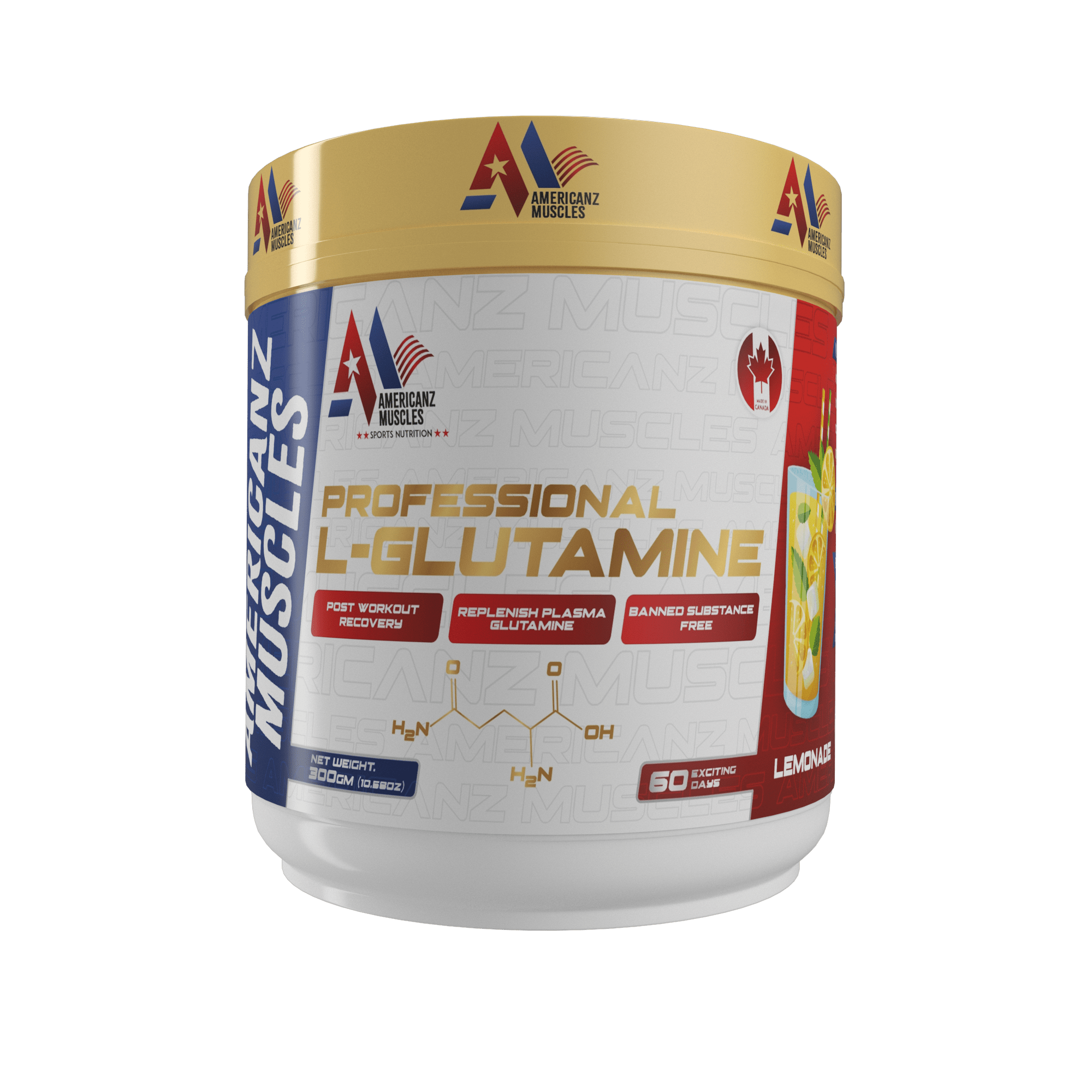 PROFESSIONAL L-GLUTAMINE LEMONADE