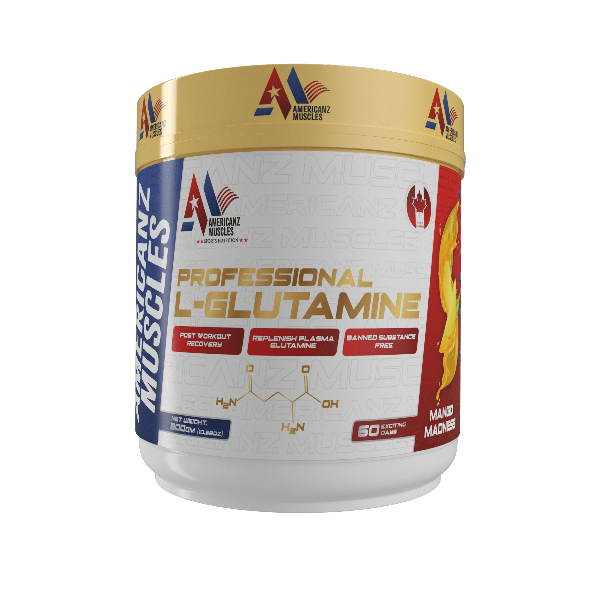 PROFESSIONAL L-GLUTAMINE MANGO MADNESS